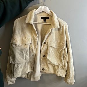 Forever 21 Beige Corduroy Jacket